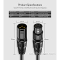 OEM 3Pin -Anschluss XLR Audio -Buchsekabel